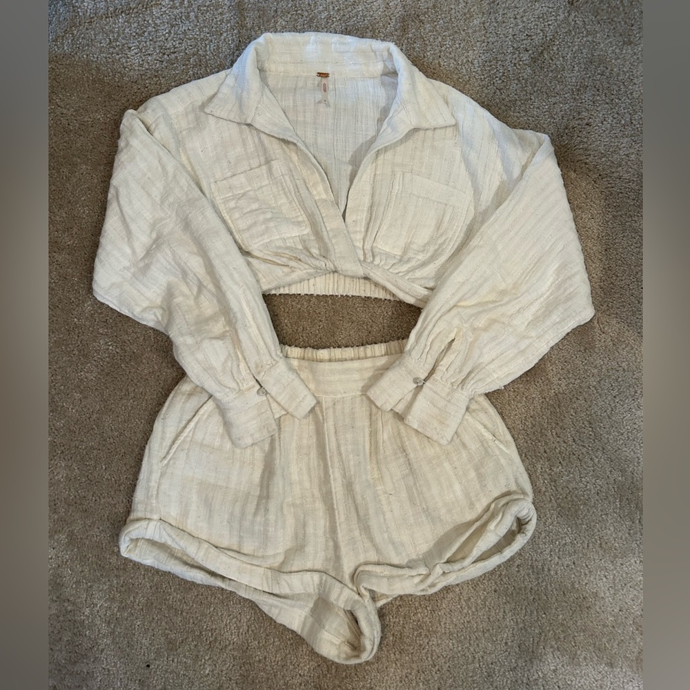 Free People Linen Set